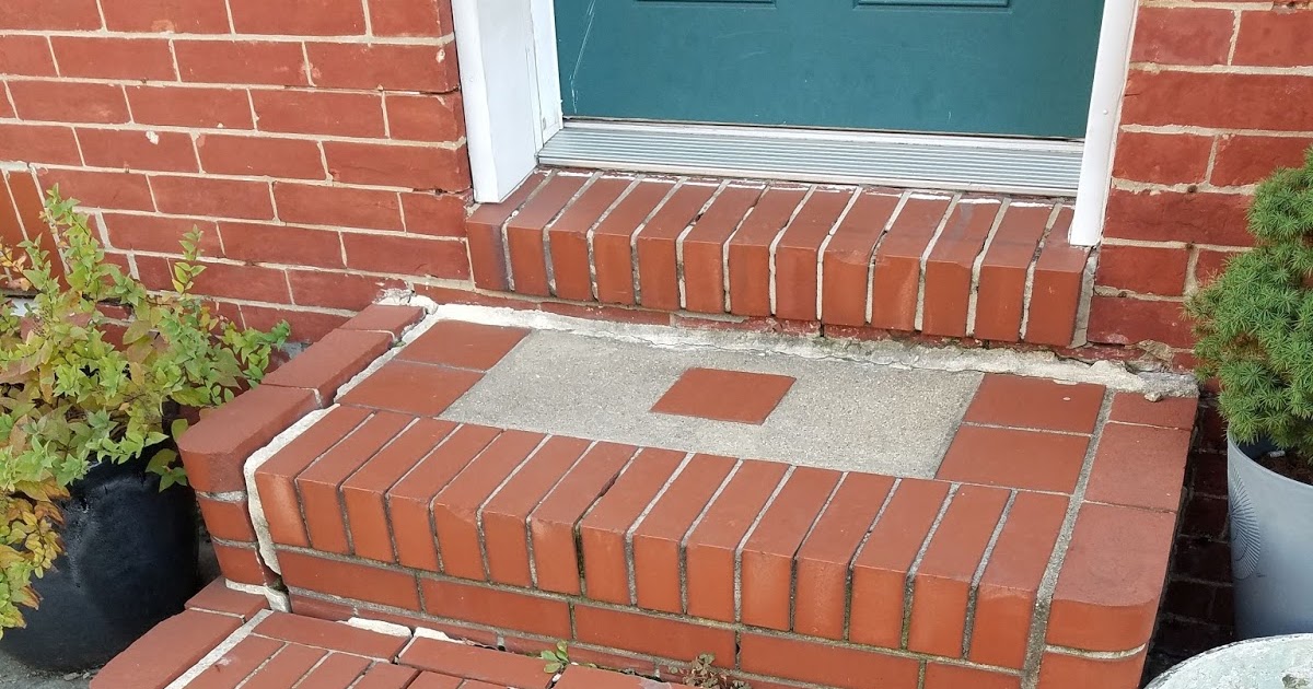 Custom Stoneworks & Design Inc. We repoint brick steps in Baltimore City.
