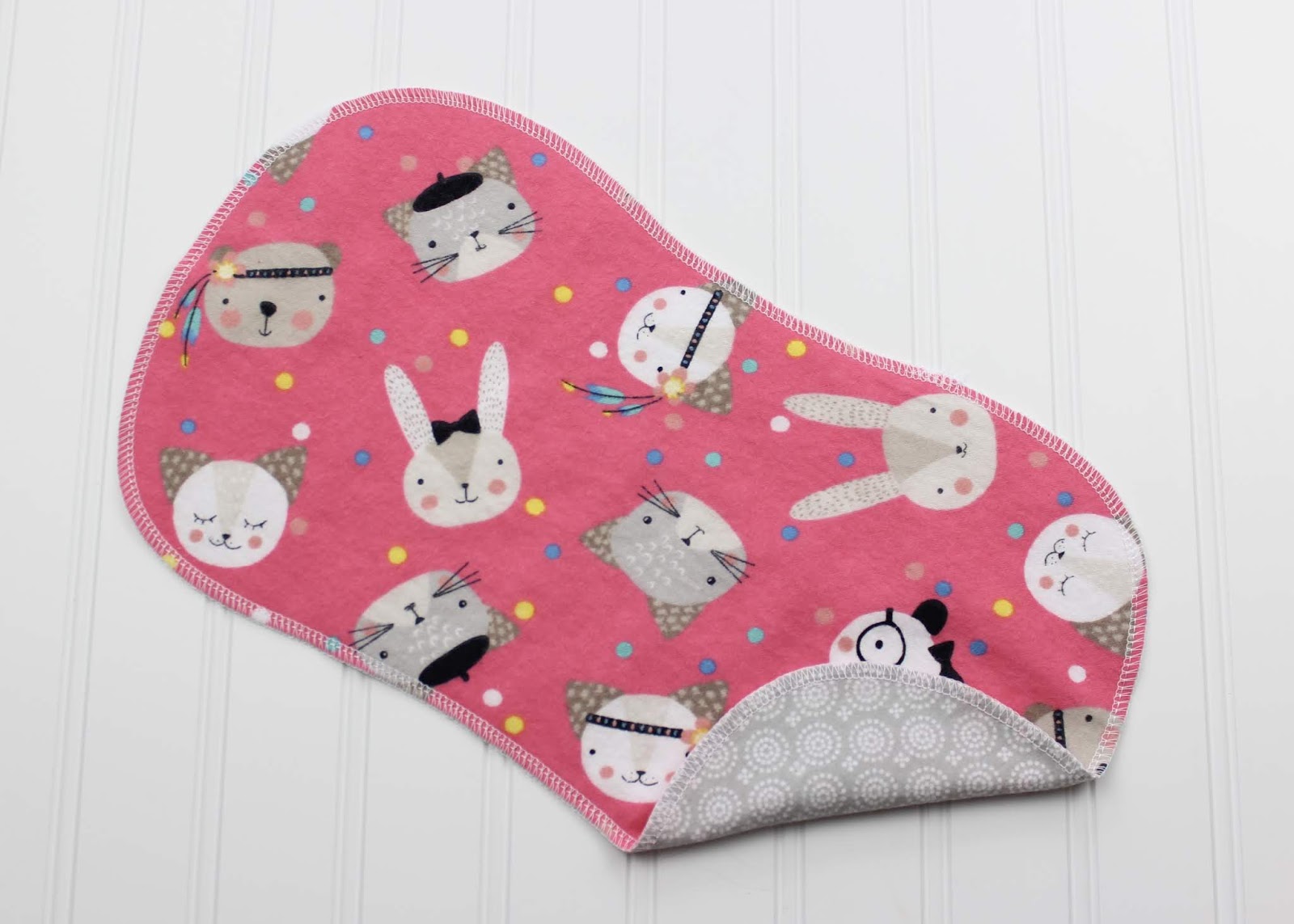 Simple Stitches of Joy Girl Burp Cloths