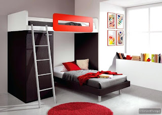 Red And Black Kids Bedroom 4