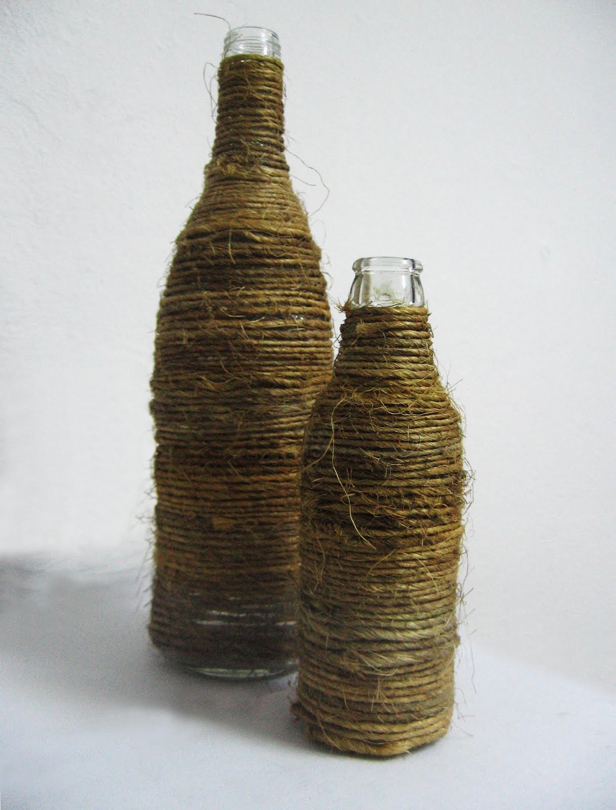 A+Design: DIY Rope Rustic Bottle