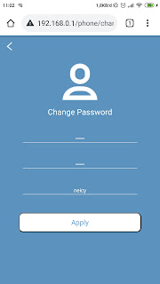 penggantian kata sandi menu config totolink
