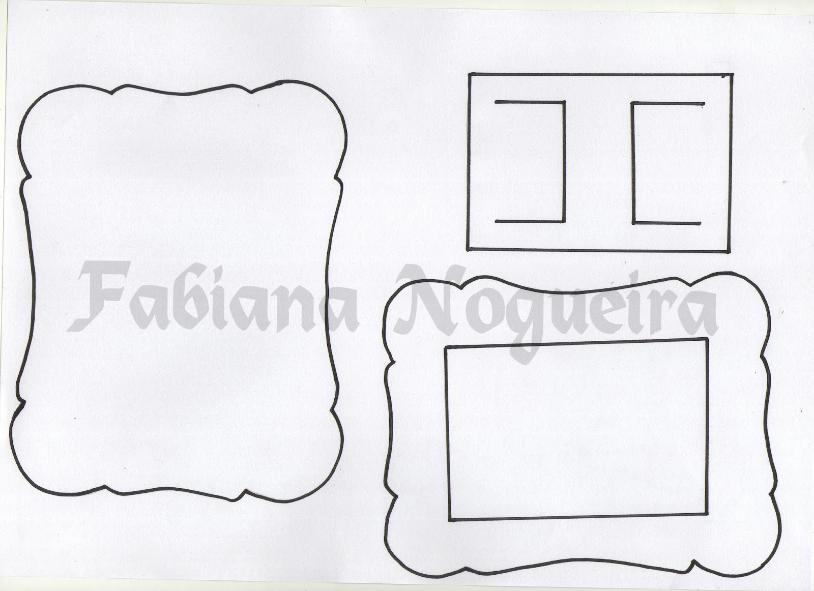 Assista o Passo a Passo do Porta Retrato de EVA Molde para impressão