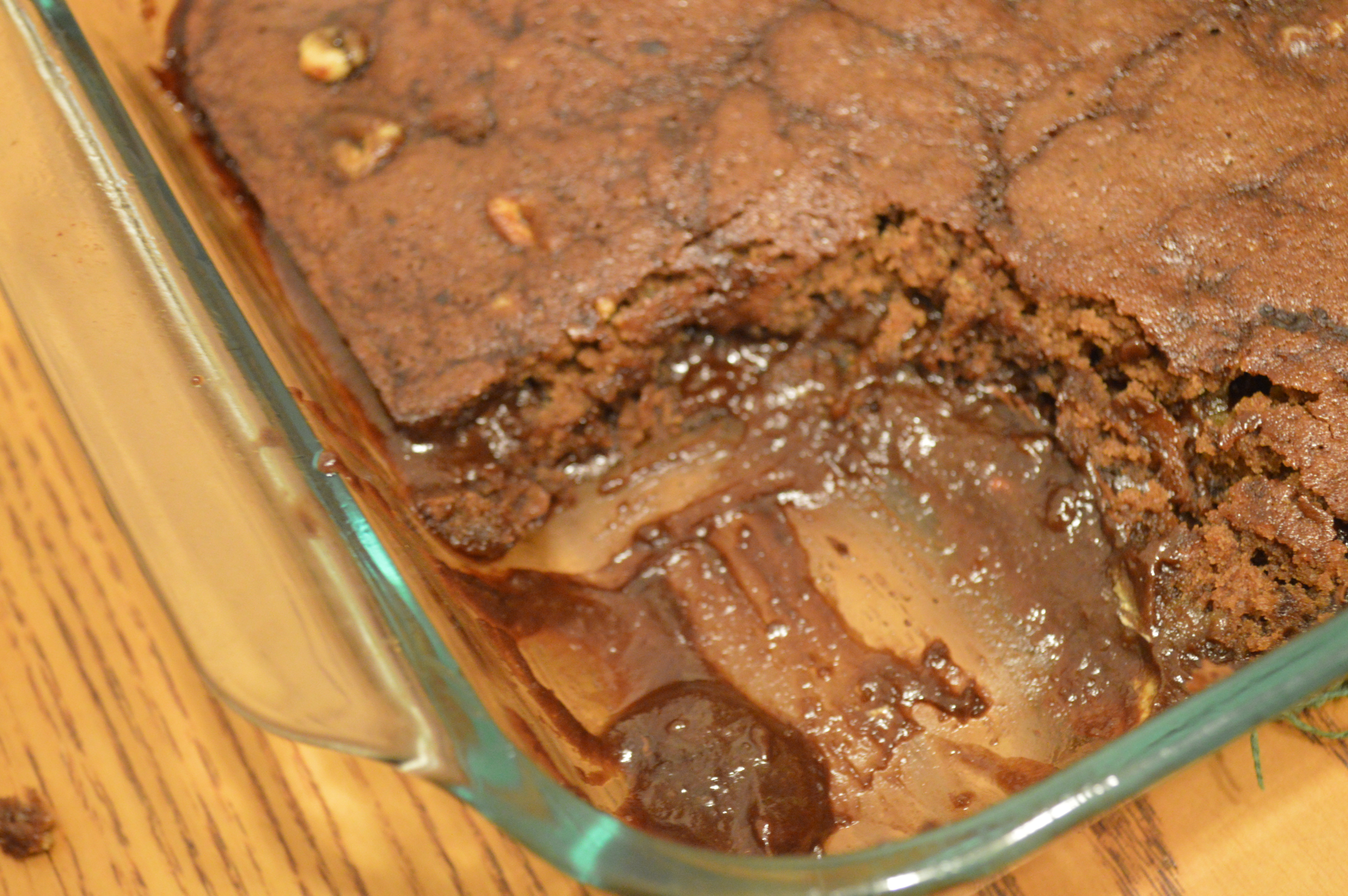 Hot Chocolate and Halva Pudding CakeSliceBakers