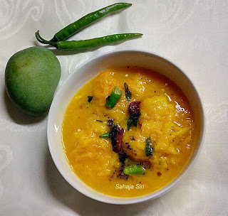 Ripe wild mango gojju without cooking