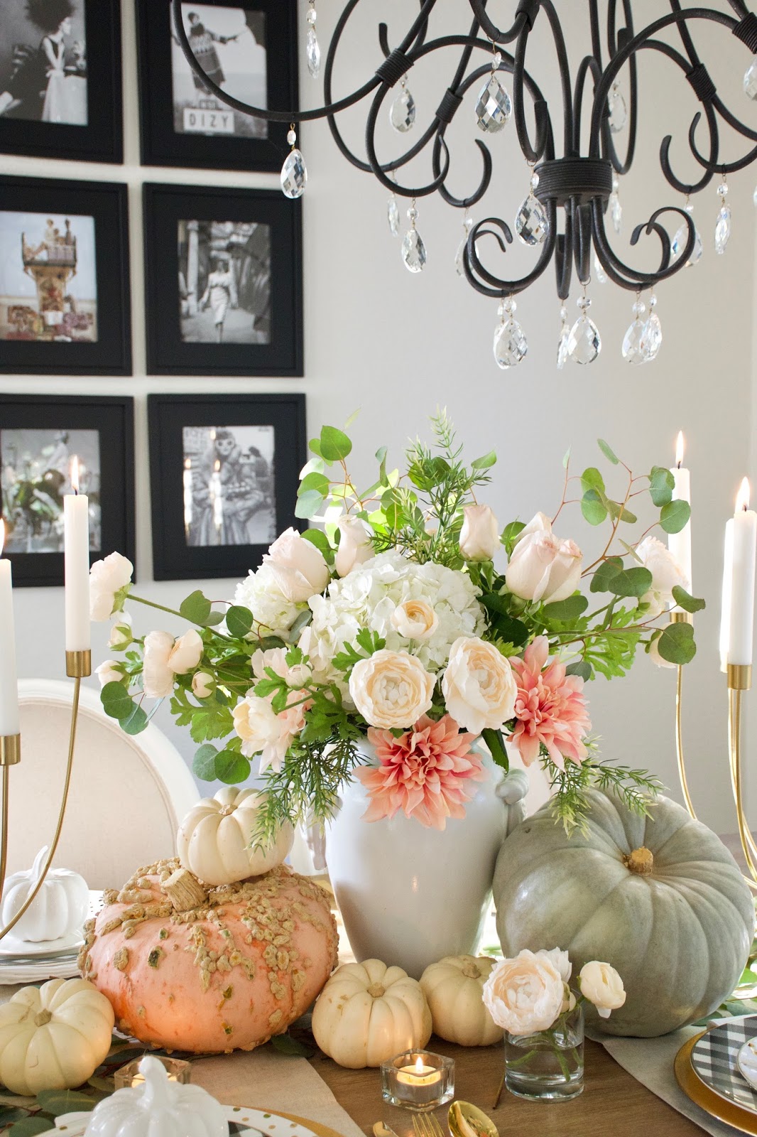 Home and Fabulous: GLAMOROUS THANKSGIVING DINNER TABLE