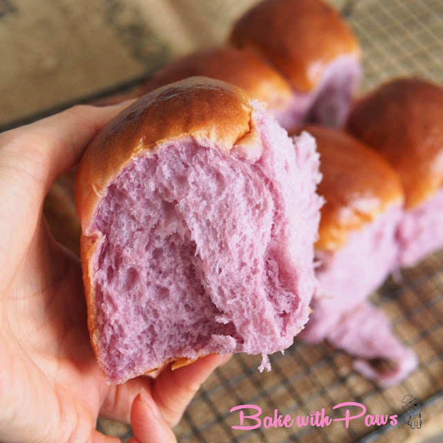 Japanese Purple Sweet Potato Buns