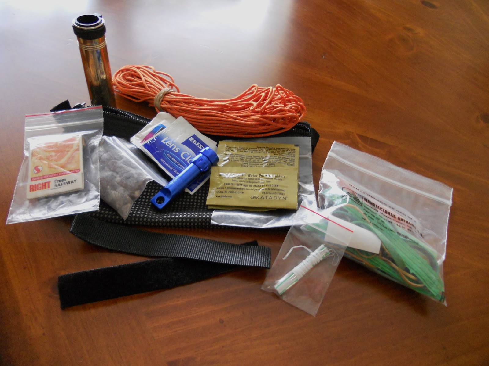 Lite Packer Backpacking Repair/Backup Kit