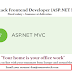 Full Stack Frontend Developer (ASP.NET MVC)