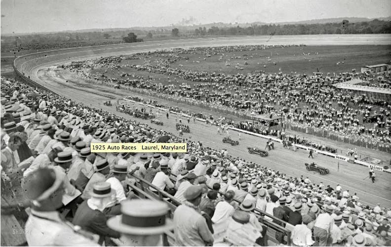 Just A Car Guy: Board track racing 1925 Laurel Maryland