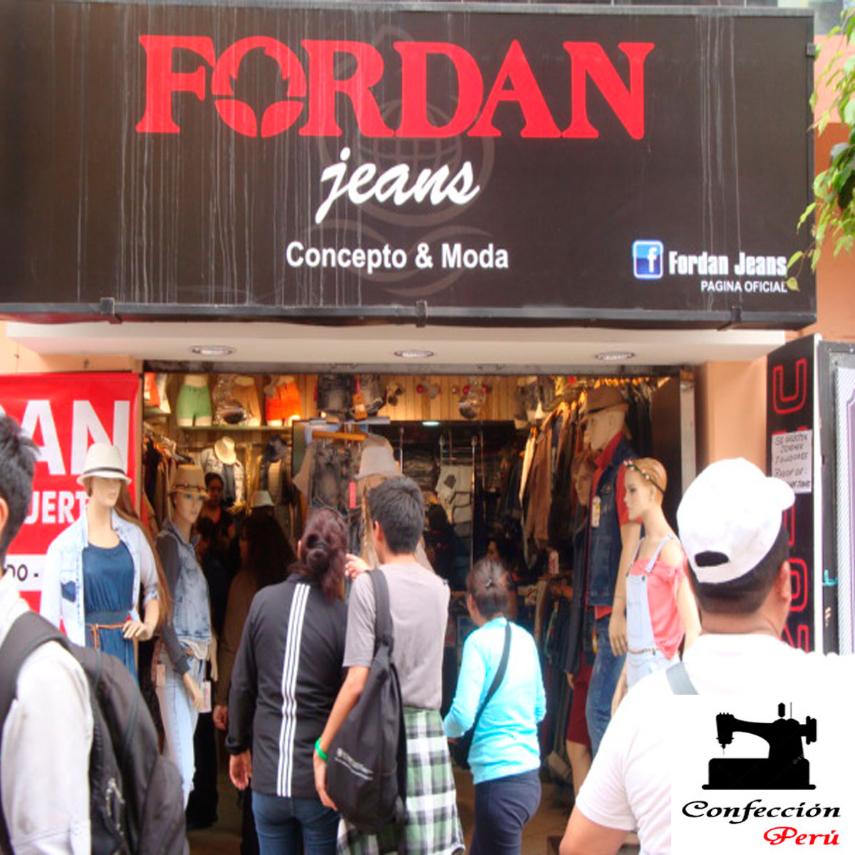 campaña navideña en gamarra: tienda FORDAN