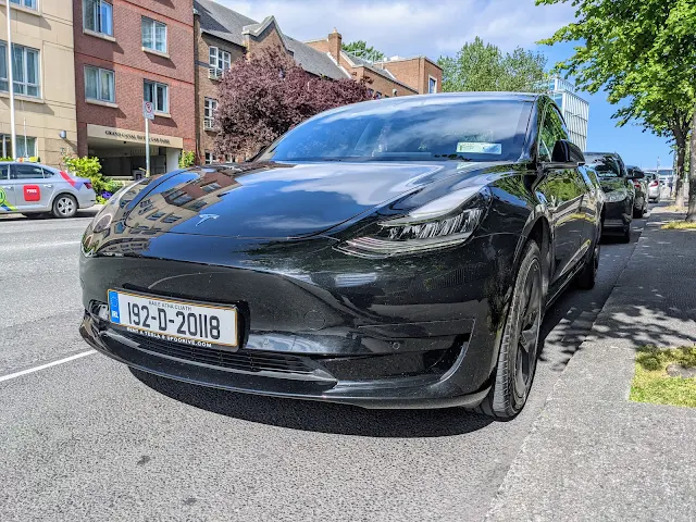UFO Drive Tesla Car Hire for a Road Trip to Carlingford Lough from Dublin