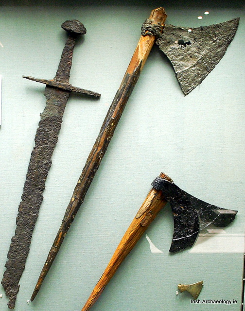 daily timewaster Viking Age weapons on display at the National Museum