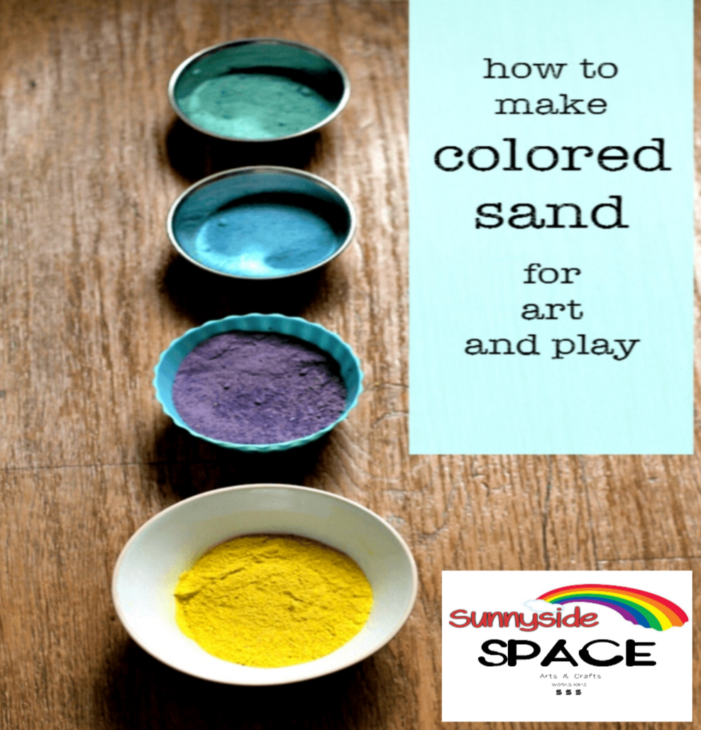 How to make colored sand...DIY