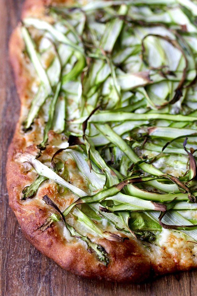 Shaved Asparagus Pizza with Brie Karen's Kitchen Stories