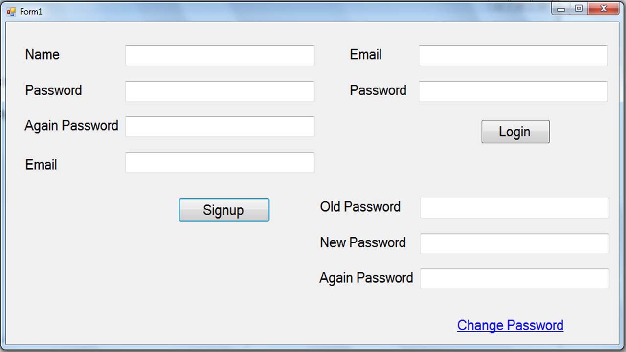 How To Make Register And Login Form In Vb Net With Ms Access Database