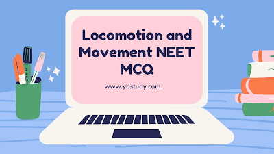 Locomotion and Movement NEET Questions