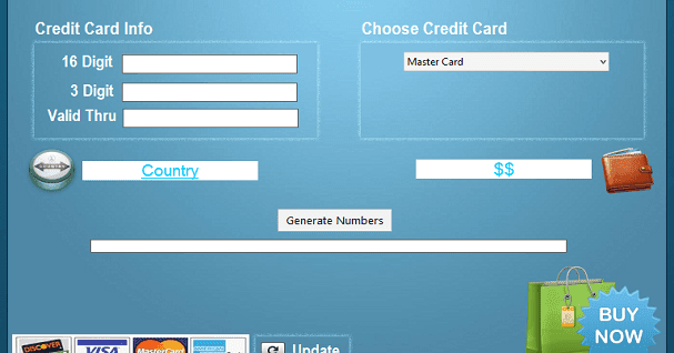 Generate Validate MasterCard credit card numbers Generator online Generate Validate MasterCard credit card numbers Generator online