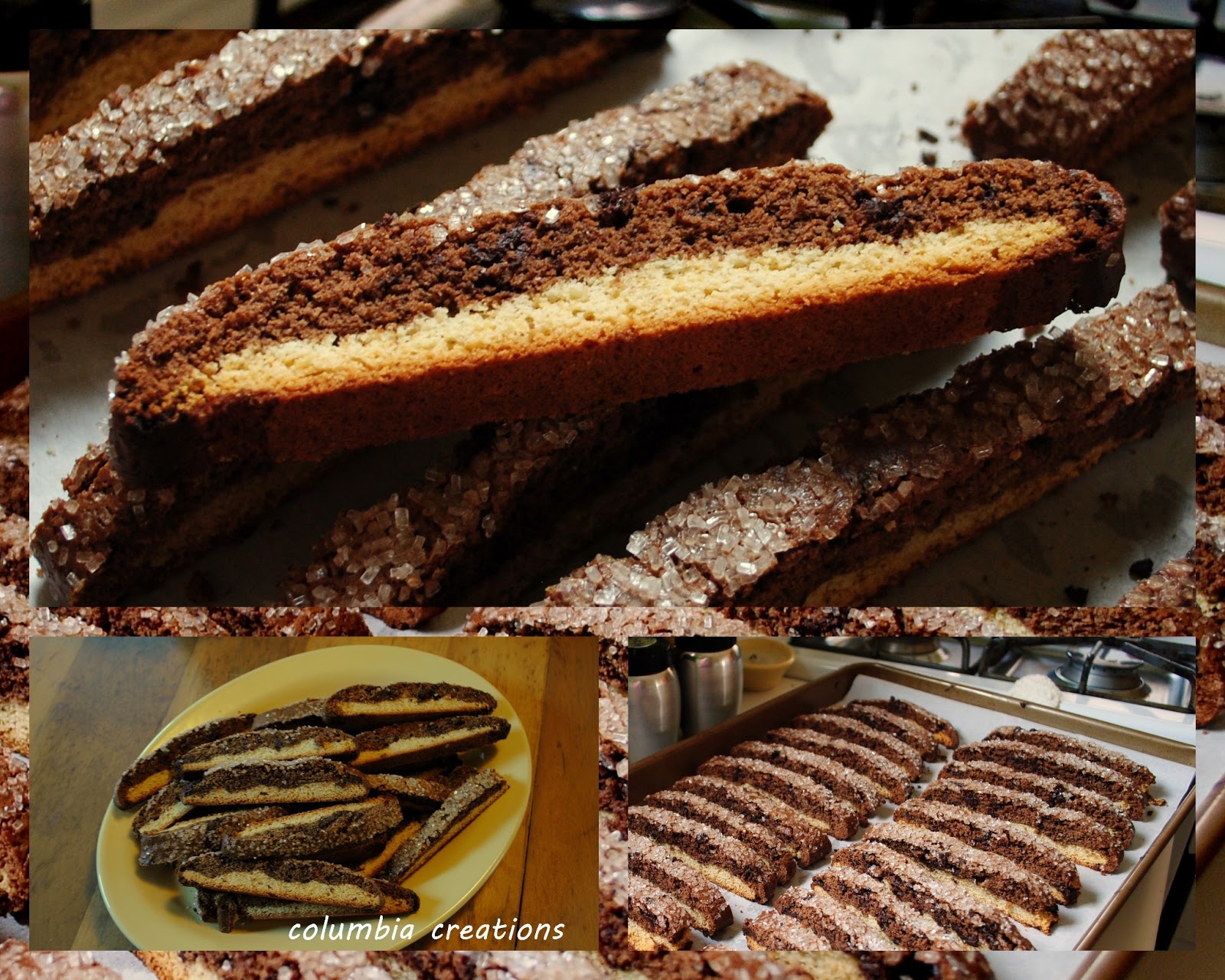 Columbia Creations Black and White Biscotti King Arthur Flour