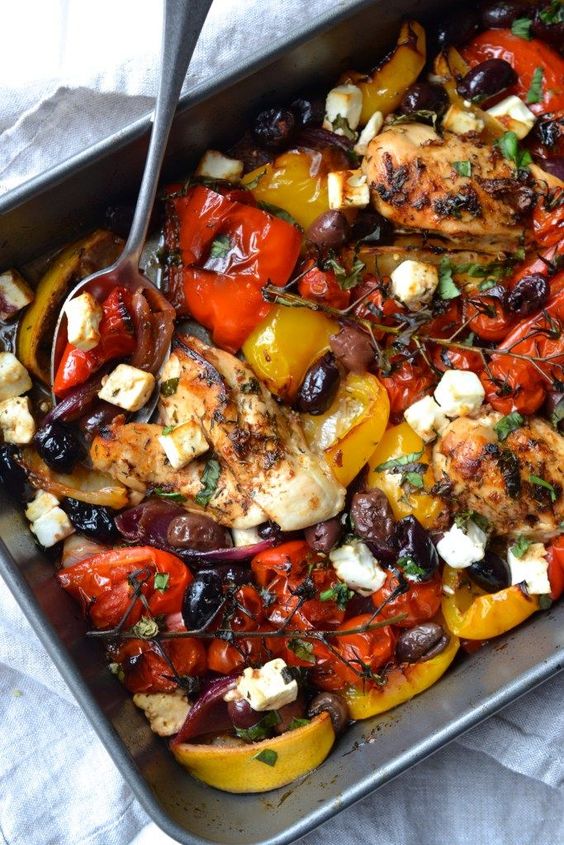 A super easy traybake Healthy Dinner Recipes Easy