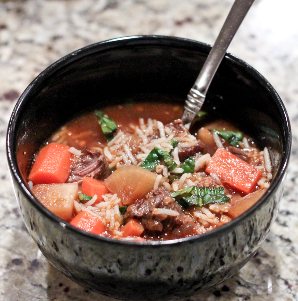 Lemongrass beef stew Vietnamese