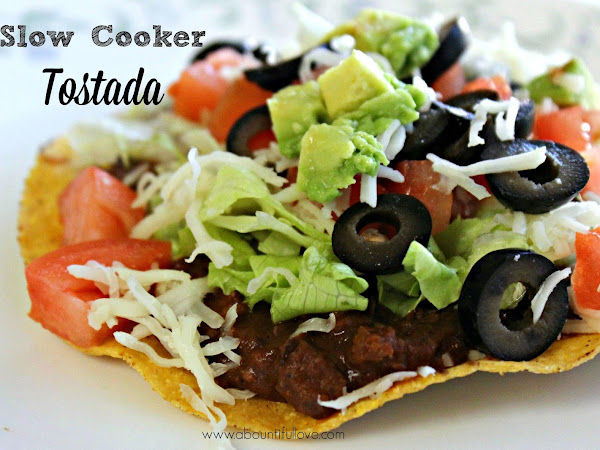 Slow Cooker Tostada