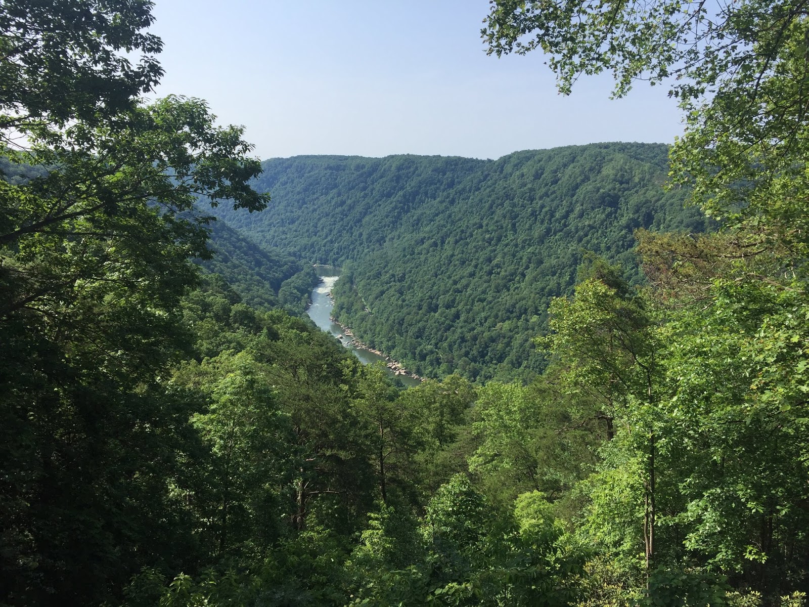 Travel Reviews & Information New River in West Virginia Canyon Rim visitor center