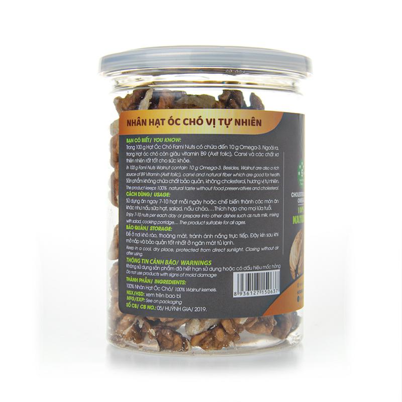 Hạt Óc Chó Faminuts Hũ Nắp Nhôm 200g