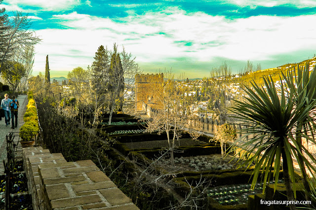 Passeio da Torres, Alhambra, Granada