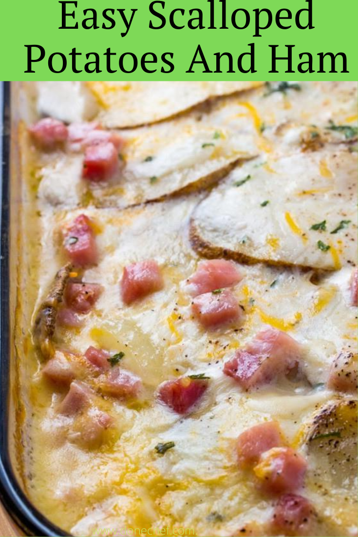 Easy Scalloped Potatoes And Ham