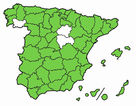Provincias e islas con crónica