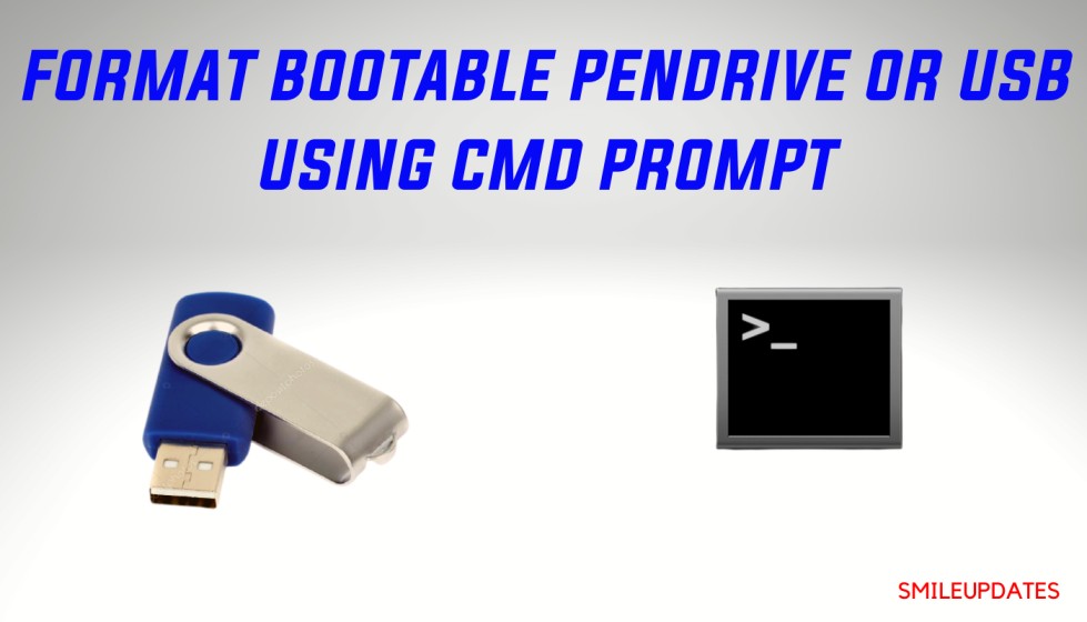 format bootable pendrive