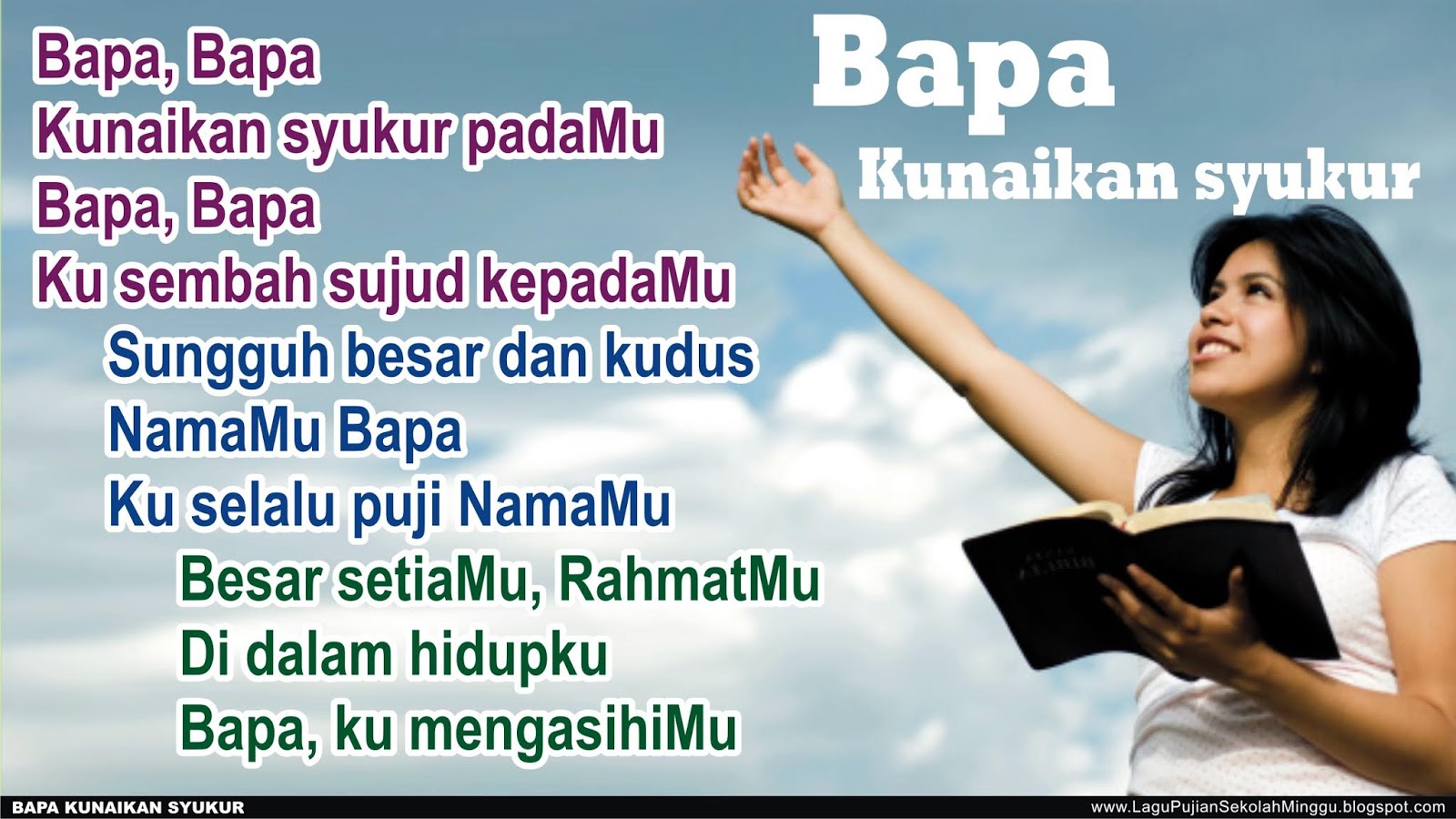 Lirik Lagu Pujian Rohani Kristen Sekolah Minggu Gereja Tuhan Yesus