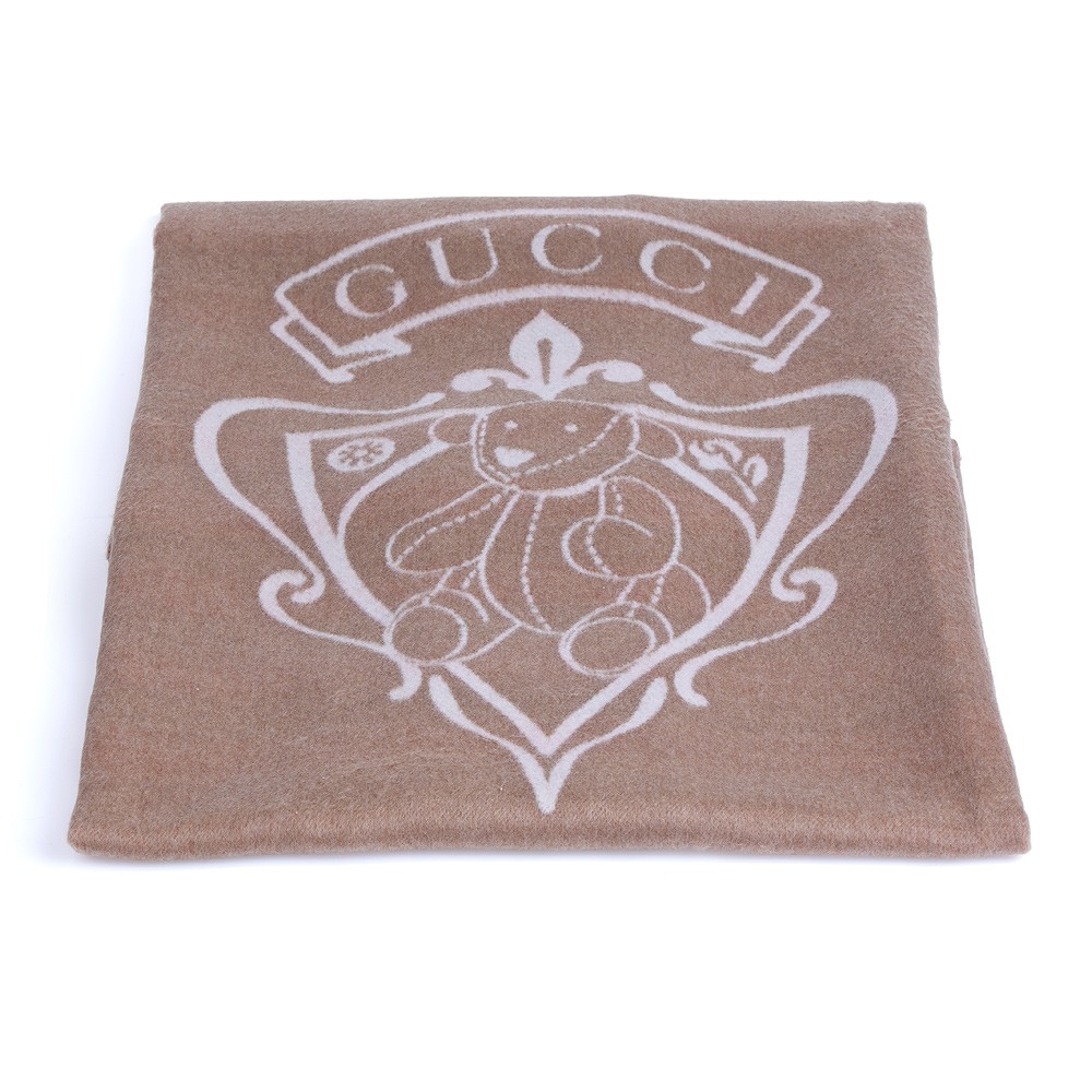 Designer Baby Gucci Silk & Wool Baby Blanket