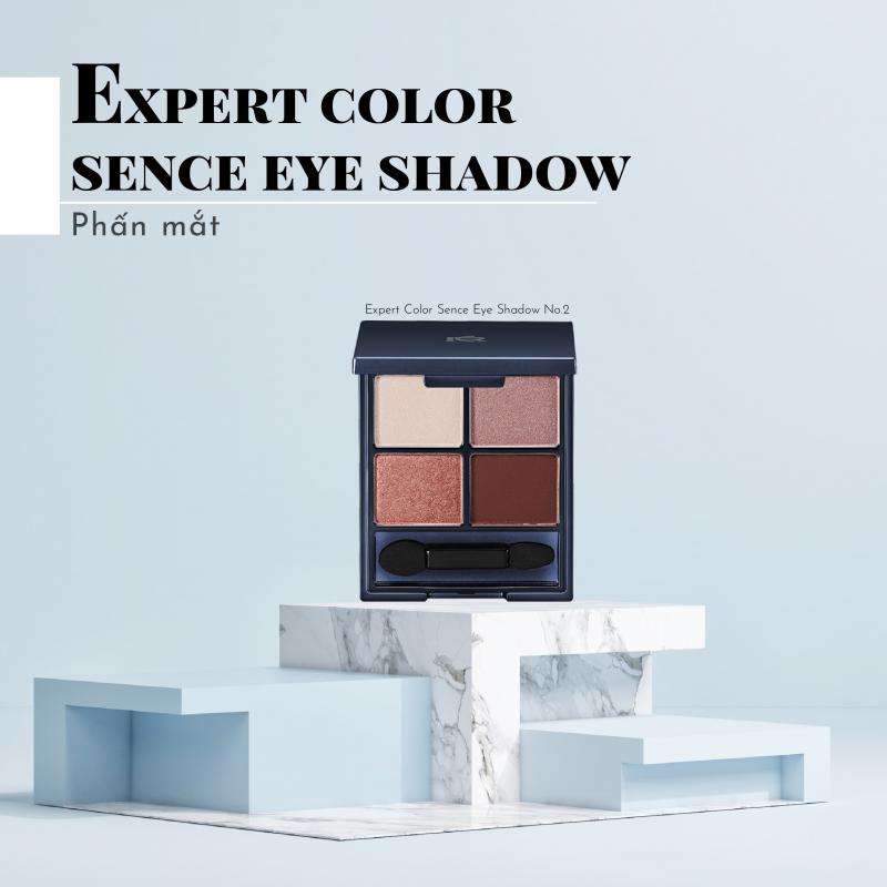 Phấn Mắt Rosea Crystal Expert Color Sence Eye Shadow No.2 – Tone Nhũ Hồng Đào