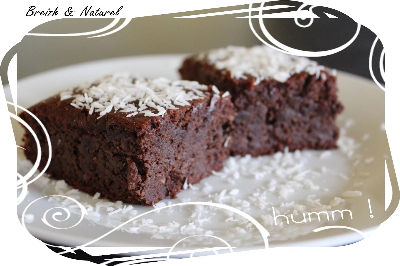 Gâteau Chocolat Banane (sans farine, sucre ni beurre!)