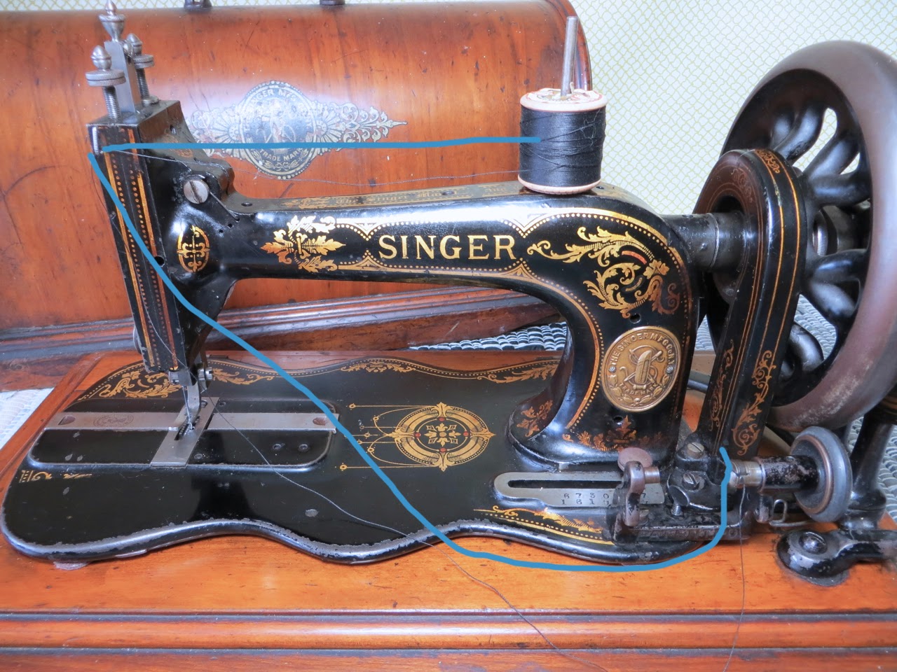The Project Lady Singer Model 12 Fiddlebase Handcrank Sewing Machine