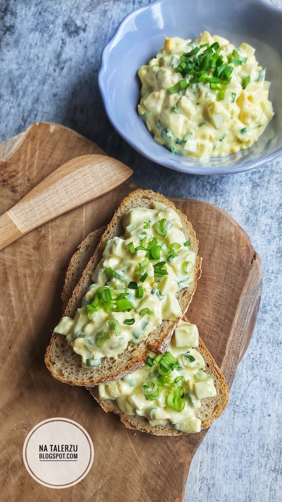 Na talerzu Przepisy kulinarne Pasta jajeczna bez majonezu