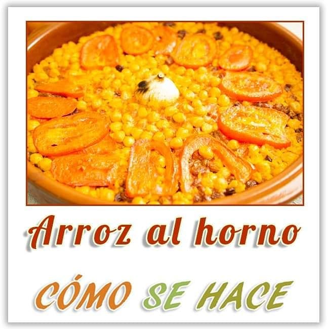  ARROZ AL HORNO CON PASAS Y GARBANZOS