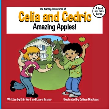 celia and cedric, good childrens books, snacks for kids, read & bake