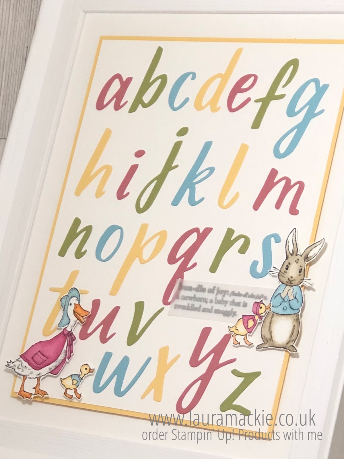 Stampin' Up! UK Demonstrator Laura Mackie Papercrafter Stampin' Up! Hand Lettered Prose Dies