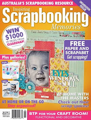 Delighted to be on the cover  of Scrapbooking Memories Vol 15 No 12