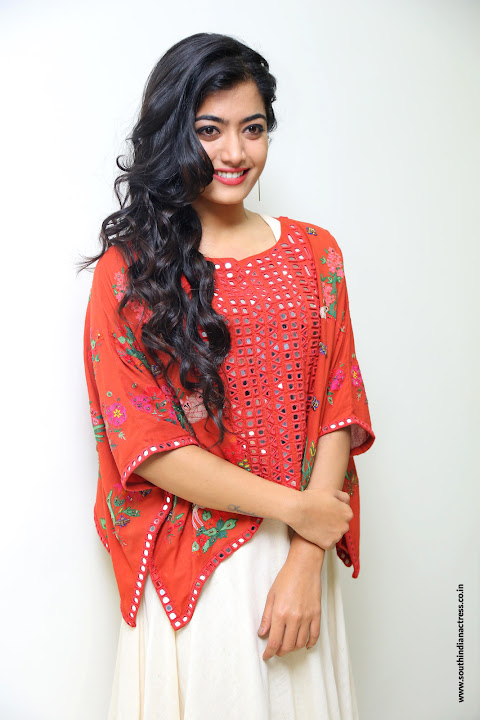 Rashmika Mandanna at Chalo teaser launch