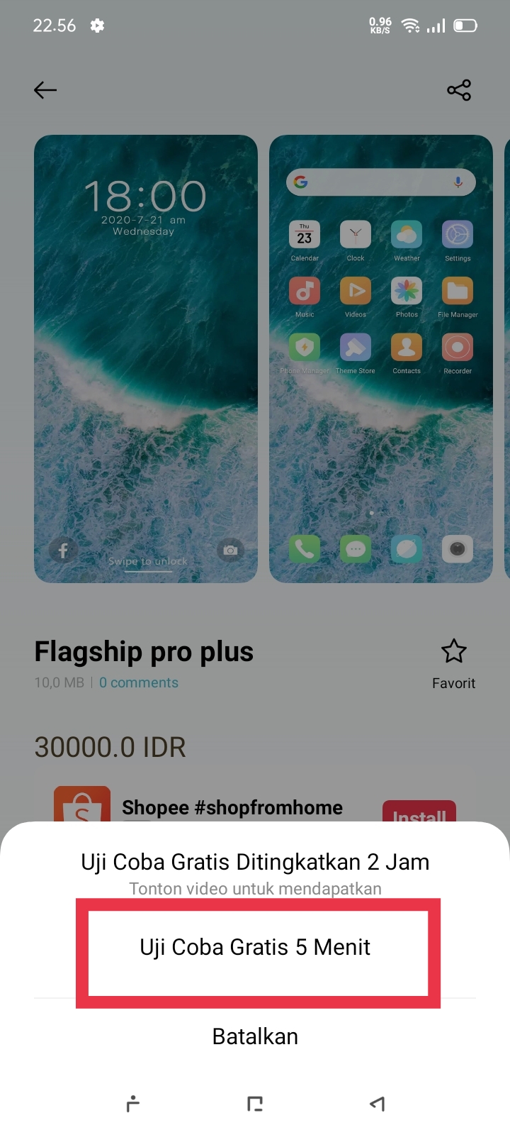 3 Cara Merubah Tema Yang Berbayar Di Theme Store Oppo