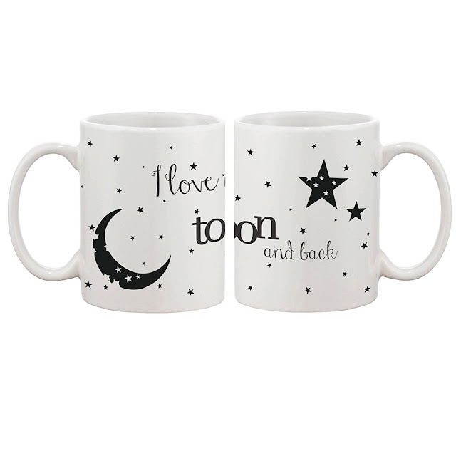 Valentine Couple Mugs Moon