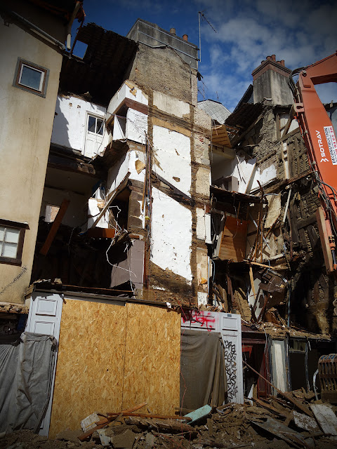 Rue du Capitaine Dreyfus à Rennes... Destruction des immeubles en cours ! 23 Juillet 2020