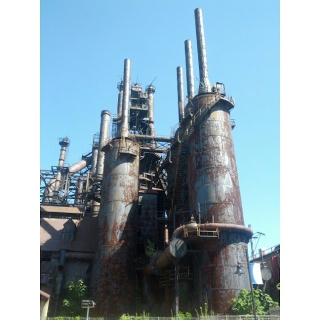 The Steel Stacks of Bethlehem Steel - Bethlehem, PA | Taste As You Go