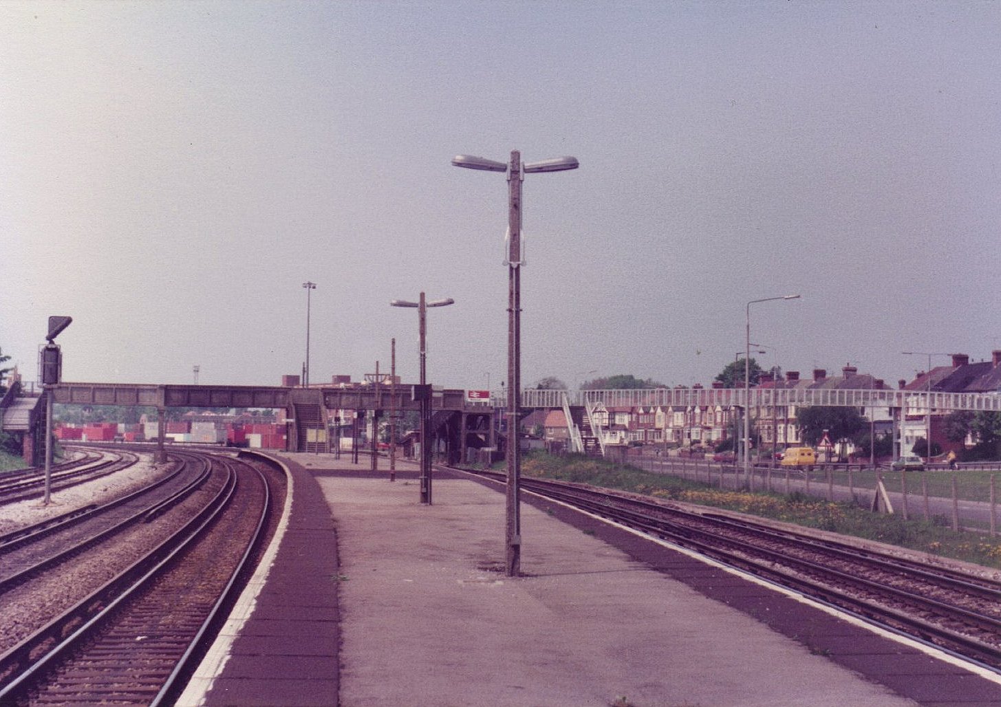 Railfile Millbrook Station Millbrook 24.5.1984