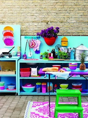 Y UN POCO DE DISEÑO: Color en la cocina