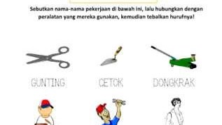 Tema Pekerjaan Menghubungkan Jenis Pekerjaan Dan Peralatan Yang Sesuai Bagian 2 Tema Pekerjaan Menghubungkan Jenis Pekerjaan Dan Peralatan Yang Sesuai Bagian 2