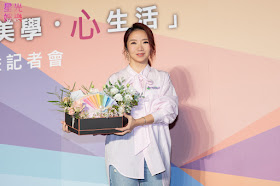 陶晶瑩出席美德醫療公益活動，驚喜收穫「最安全」彩色口罩生日禮